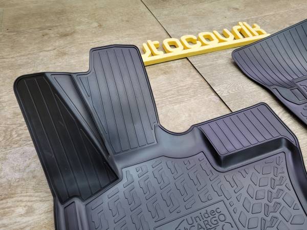 Полиуретановые коврики в салон JAC N350 (2019-н.в.) 3D с бортиком